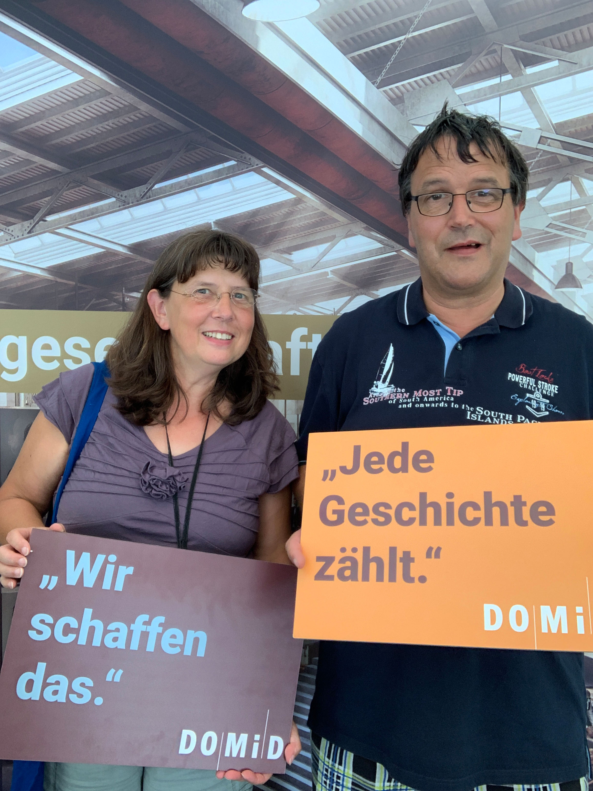 Fotoaktion auf dem Tag der offenen Tür der Bundesregierung für ein zentrales Migrationsmuseum in Deutschland, 17.08.2019, Berlin. Foto: DOMiD-Archiv, Köln