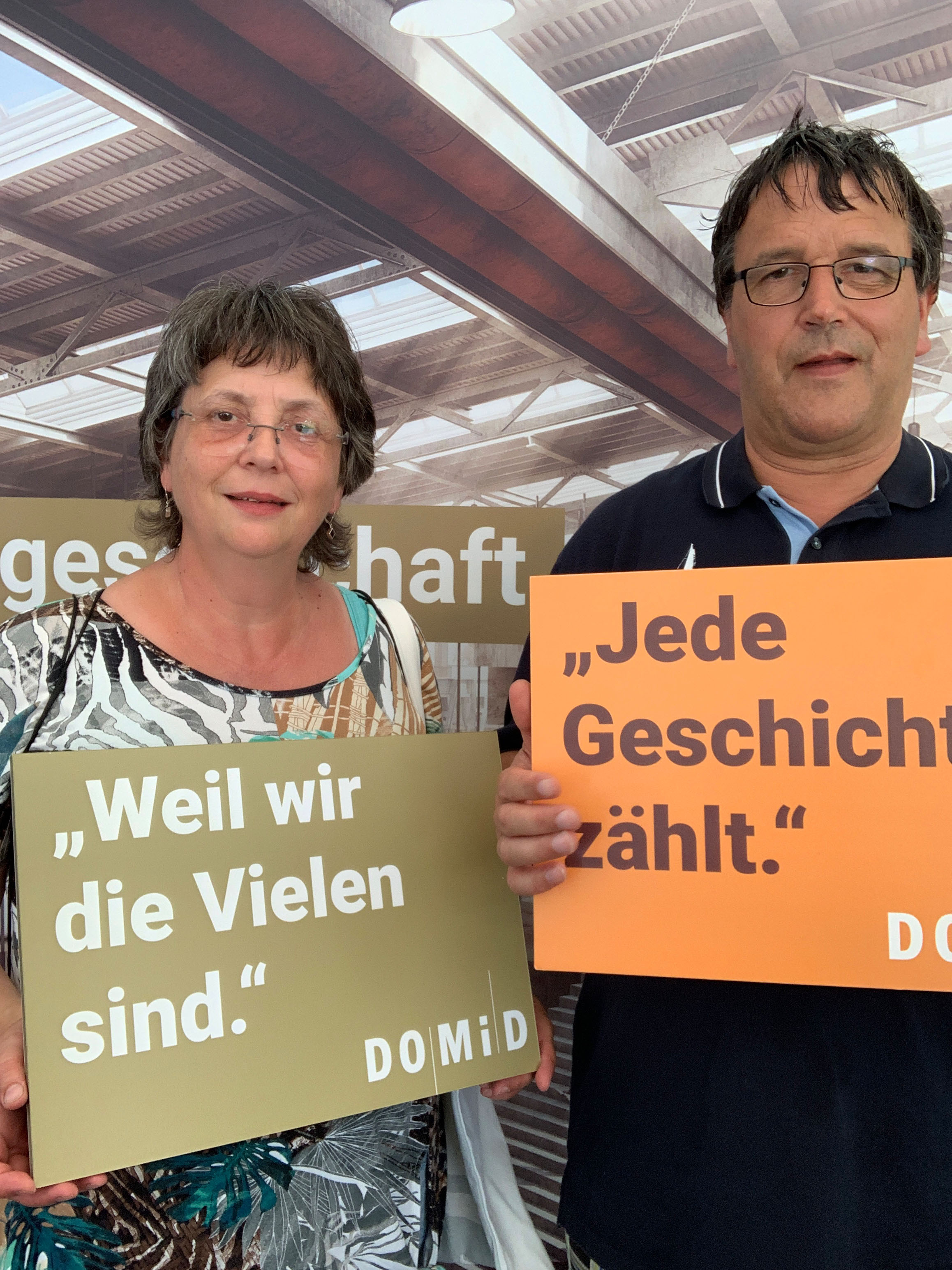 Fotoaktion auf dem Tag der offenen Tür der Bundesregierung für ein zentrales Migrationsmuseum in Deutschland, 17.08.2019, Berlin. Foto: DOMiD-Archiv, Köln