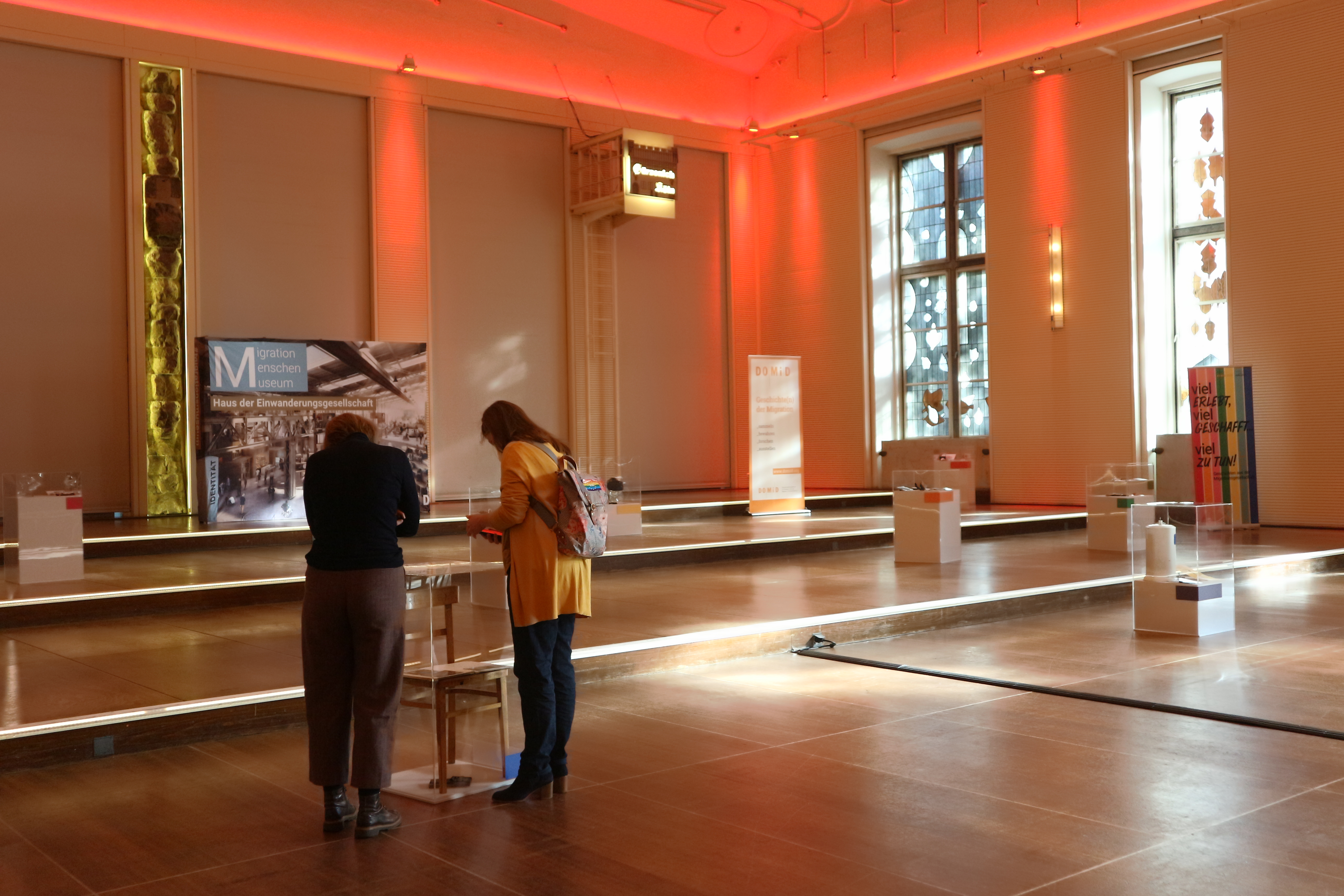 The visitors had the opportunity to see our exhibition at the ceremony of the city of Cologne. Photo: DOMiD Archive, Cologne