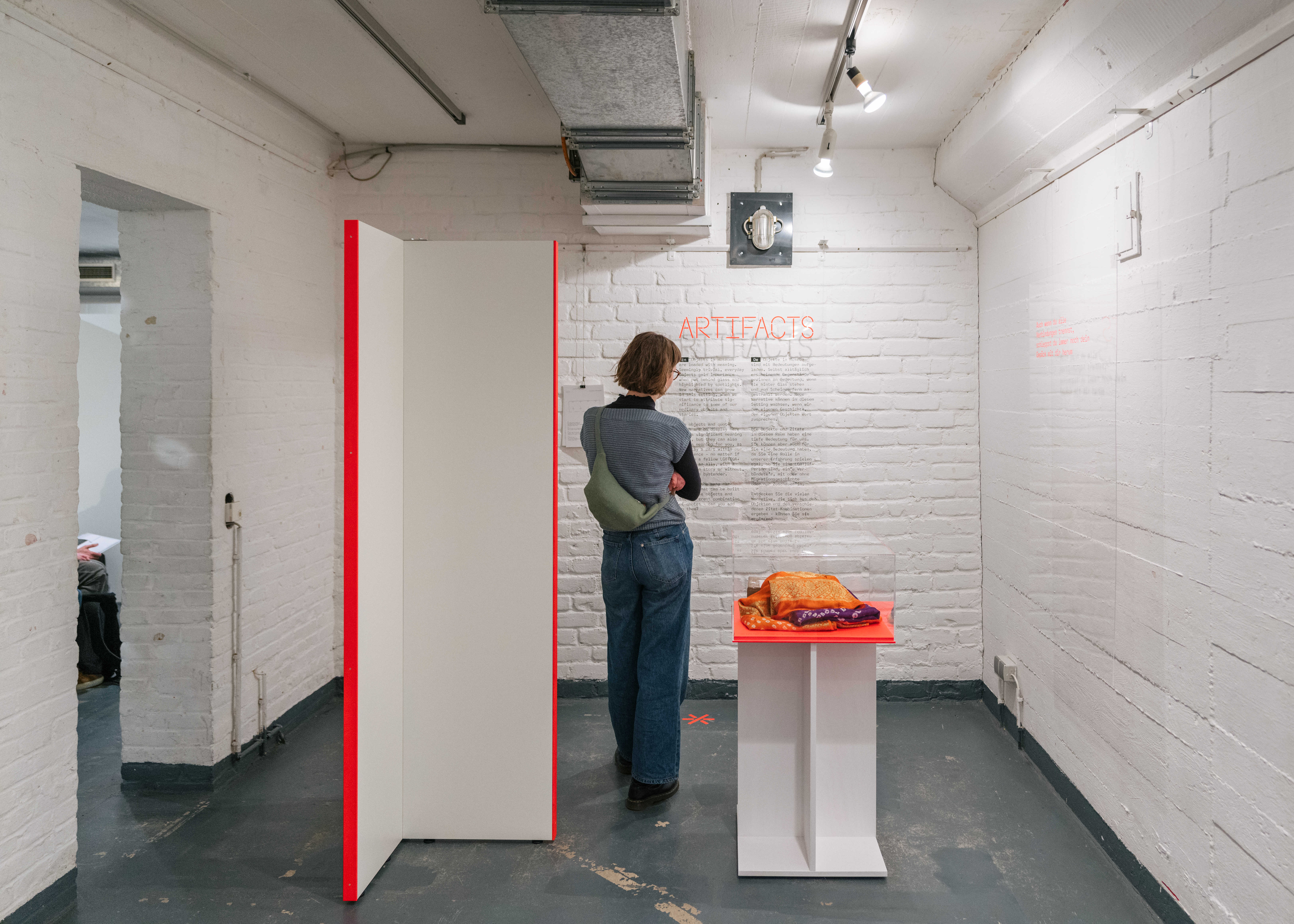 Visitors were invited to discover and add to the many narratives that emerge from the objects and the various combinations of quotations. Photo: Fadi Elias – In-Haus Media 2023